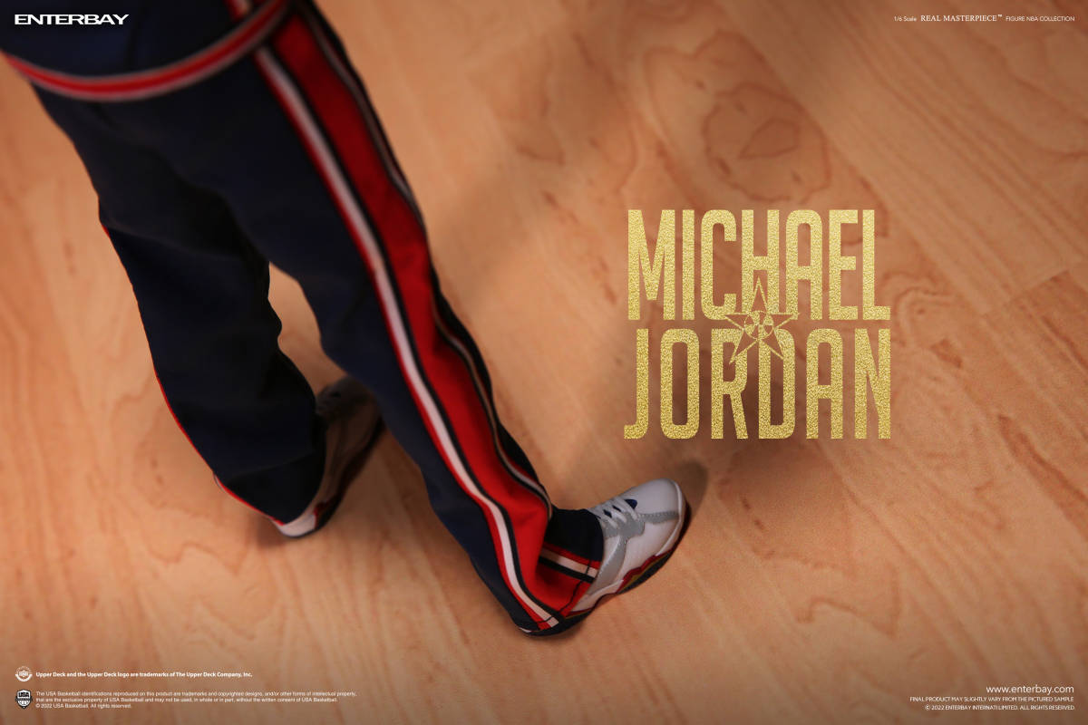*ENTERBAY* real master-piece NBA collection / Michael * Jordan 1/6korektibru figure Barcelona 1992 limitation Ver. 6751