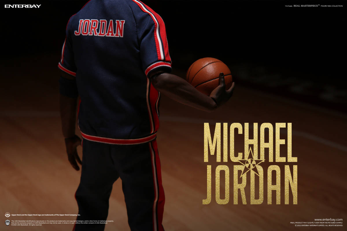 *ENTERBAY* real master-piece NBA collection / Michael * Jordan 1/6korektibru figure Barcelona 1992 limitation Ver. 6751