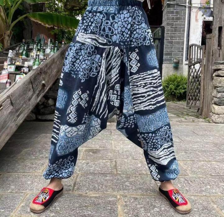  sarouel pants men's man and woman use Thai large peace pattern pants Thai bread 