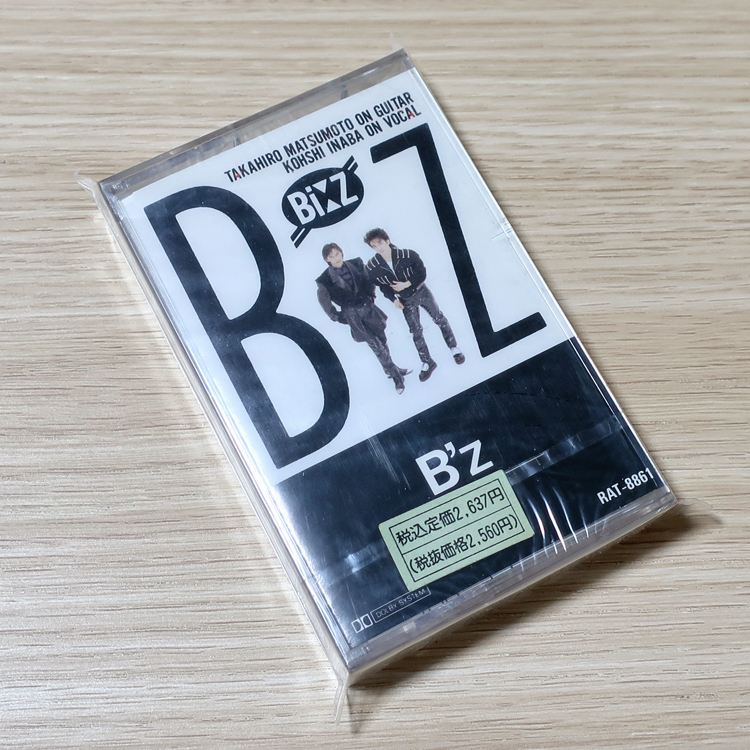 未開封】B'z デビューアルバム カセットテープ 当時物 ミュージック