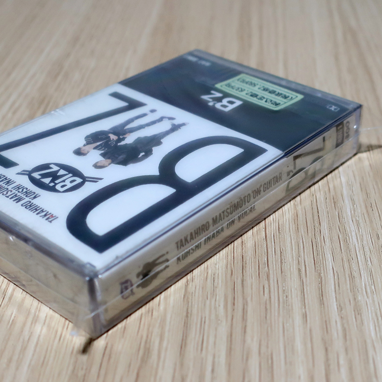 【未開封】B'z デビューアルバム カセットテープ 当時物 ミュージックテープ RAT-8861 グッズ アナログ 初期 1988/09/21  09.21 TAPE