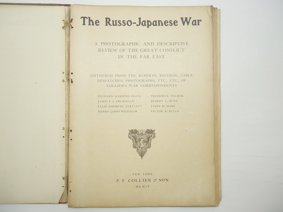 THE RUSSO JAPANESE WAR 洋書 書籍 P.F.COLLIER RICHARD HARDING DAVIS 日露戦争 明治 1904年 歴史 日本史 ヒストリー history 当時物 お宝_画像5