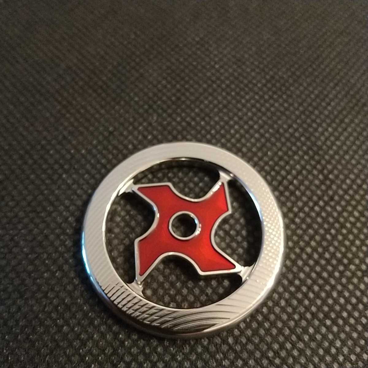 送料無料 新品 スコッティキャメロン ボールマーカー 手裏剣 スタジオ デザイン レッド Throwing Star Ball Coin Studio  Design Red/Black