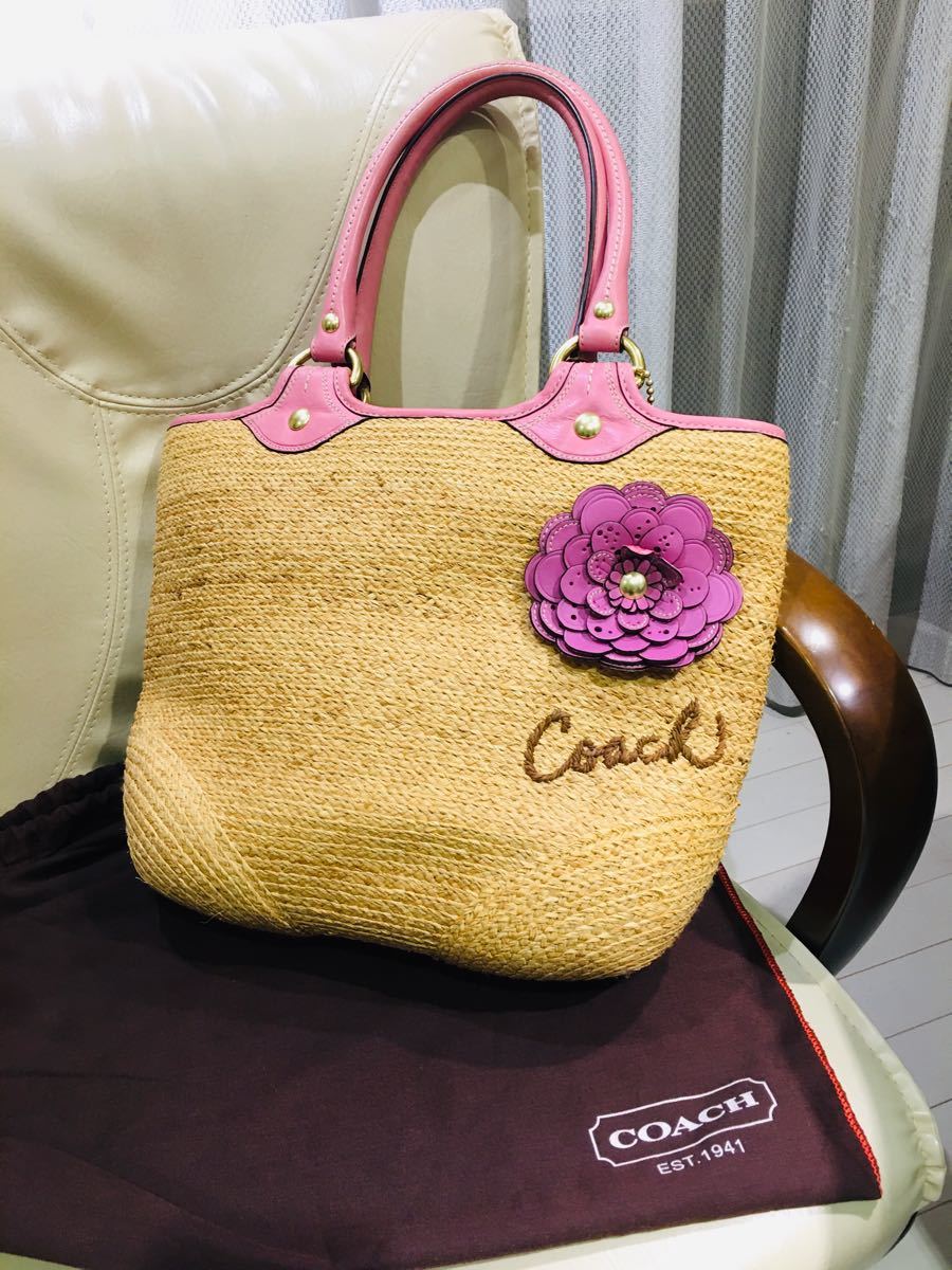 PayPayフリマ|COACH かごバッグ トートバッグ【夏アイテム】【送料の限界まで】毎日値下げしますので お好みのタイミングでお求め下さい PayPayフリマ|COACH かごバッグ トートバッグ【夏アイテム】【送料の限界まで】毎日値下げしますので お好みのタイミングでお求め下さい