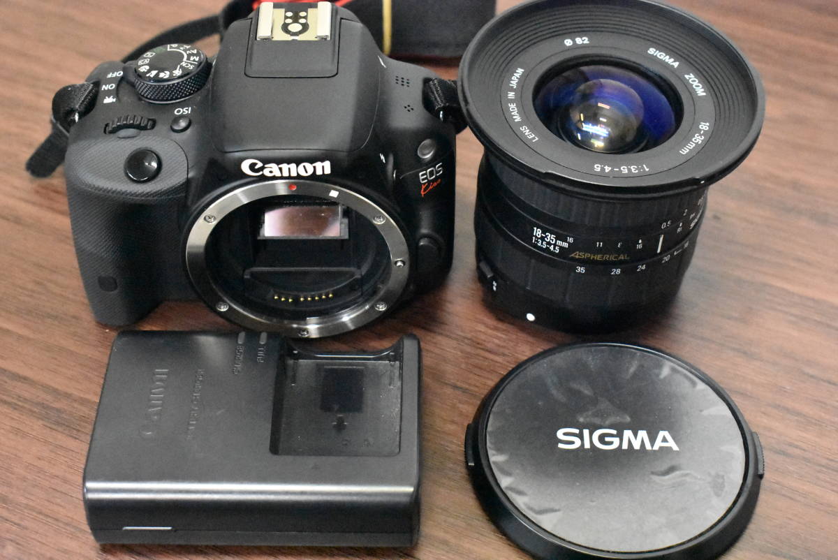 売切☆】Canon EOS Kiss X7 SIGMA 18-35mm 3.5-4.5 キヤノン イオス