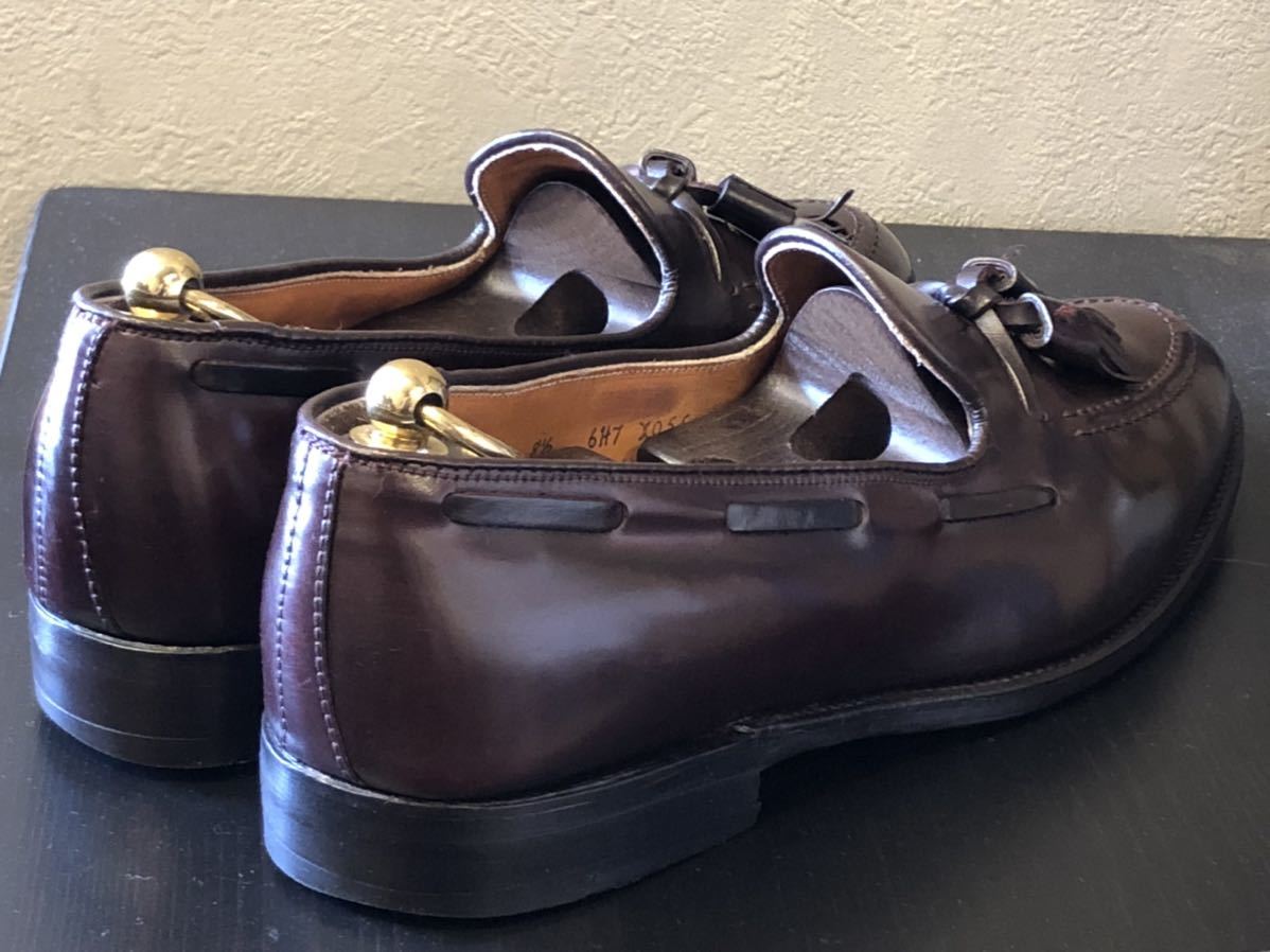 極美品 定価17万 Alden オールデン コードバン 8 1/2 バーガンディ
