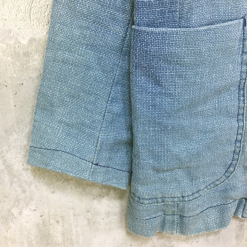 ◆お洒落な逸品◆ZARA MAN テーラードジャケット 夏用 ブレザー Suit collection サマー2016 ブルー USA M メンズ K31 ｃ2349_画像7