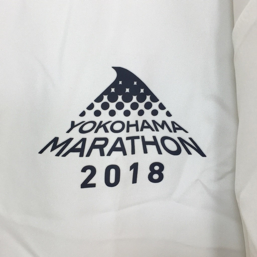 ◆お洒落な逸品◆underarmor/アンダーアーマー ウィンドブレーカー 「YOKOHAMA MARATHON2018」ホワイト 白 メンズ サイズ不明 K31 ｃ2347_画像7