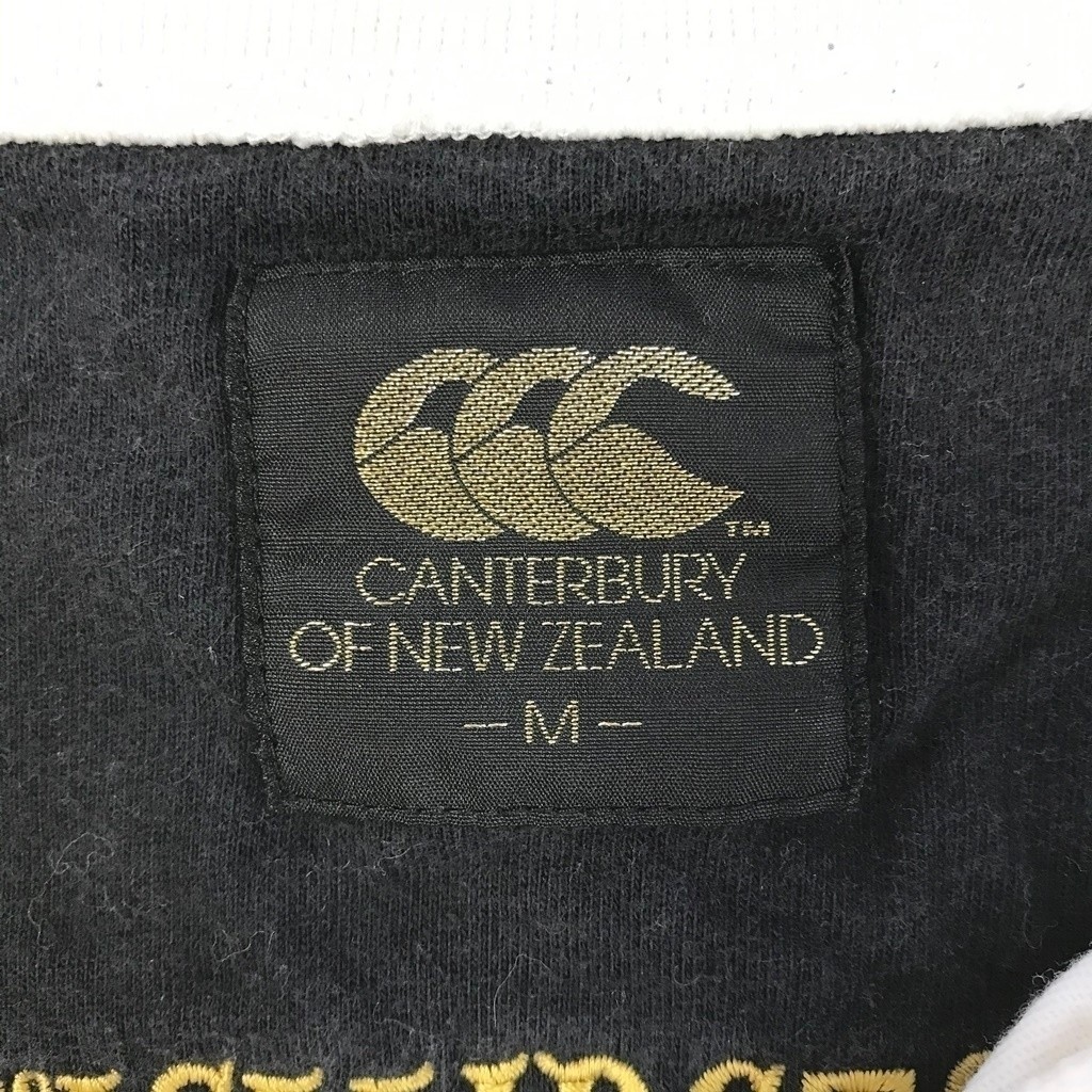 ◆お洒落な逸品◆CANTERBURY/カンタベリー 長袖 Ｔシャツ ロンT ロゴ刺繍 ホワイト 白 M メンズ K98 ｃ3068_画像5