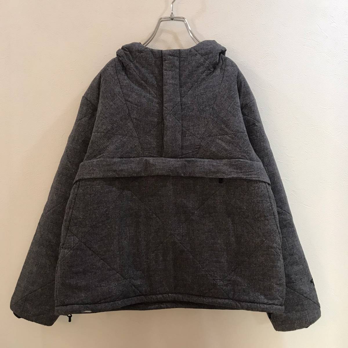 ◆お洒落な逸品◆THE NORTH FACE/ノースフェイス キルティング プルオーバー　パーカー グレー　メンズ M ON2845　パーカー_画像1