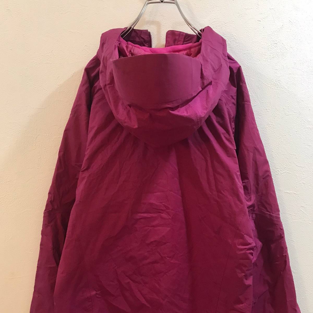 * stylish excellent article *Patagonia/ Patagonia mountain parka cotton inside Prima loft outdoor purple purple lady's S ON2641