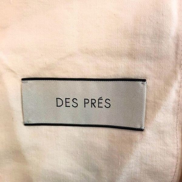 ■ DES PRSデ・プレ 長袖 ノーカラージャケット オフホワイト サイズ1 レディース カーディガン ｃ1170 K35_画像6