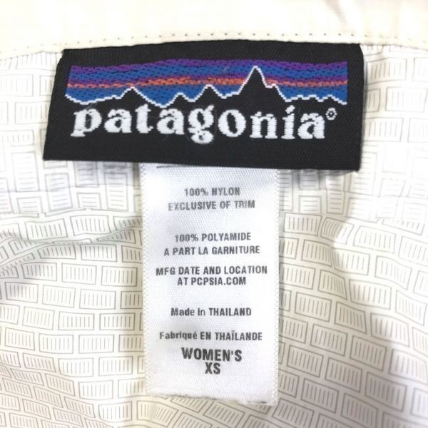 ◆お洒落な逸品◆Patagonia/パタゴニア マウンテンパーカー Wファスナー ベルト付 オフホワイト サイズXS レディース K41 ｃ1297_画像4