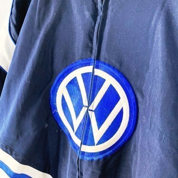  очень редкий трудно найти *VOIKSwagen Volkswagen гоночная куртка с хлопком жакет мужской XL темно-синий NOH961 Beetle Golf 