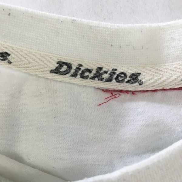 ◆お洒落な逸品◆Dickies/ディッキーズ Tシャツ 半袖 ホワイト サイズ不明 レディース K24 ｃ855_画像3