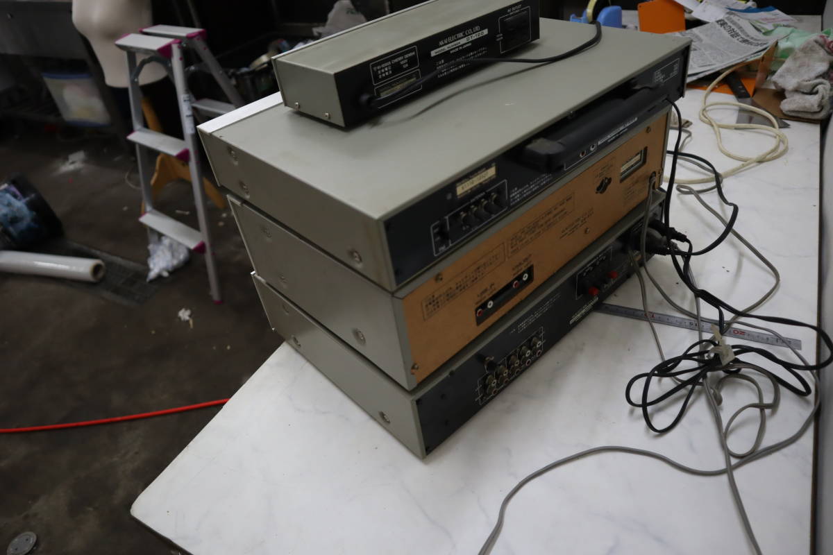 AKAI ステレオ一式 AM-U33、CS-F11、AT-K22