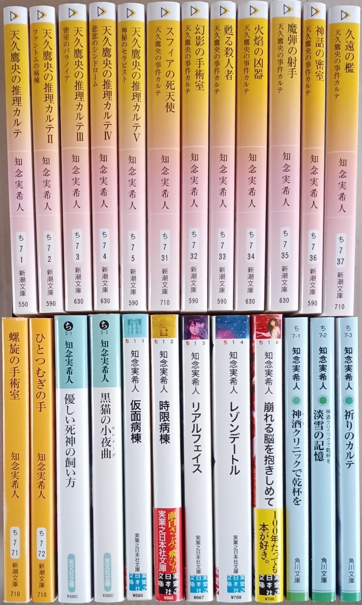 知念実希人/医療ミステリー24冊(天久鷹央 全巻/ひとつむぎの手 知念実希人/医療ミステリー24冊(天久鷹央 全巻/ひとつむぎの手