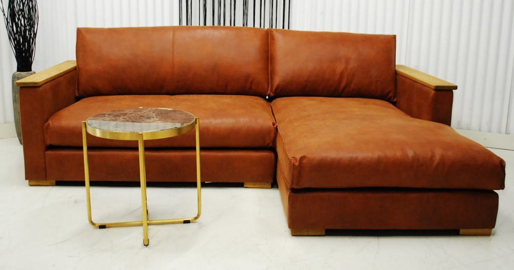  fixed amount * outlet * free shipping * article limit * Vintage style modern design *L type couch sofa set * almond Brown 