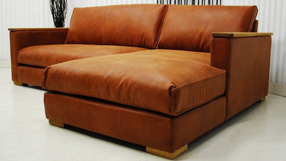  fixed amount * outlet * free shipping * article limit * Vintage style modern design *L type couch sofa set * almond Brown 