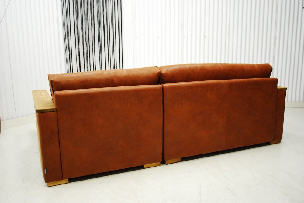  fixed amount * outlet * free shipping * article limit * Vintage style modern design *L type couch sofa set * almond Brown 