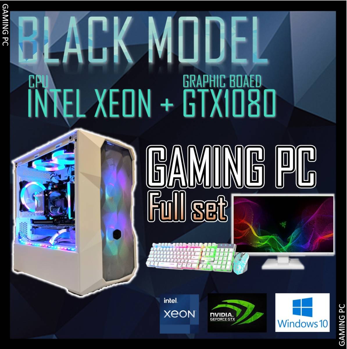 性能8】RGBファン✨高性能ゲーミングPC✨フルセット✨GTX1060✨ 大人気