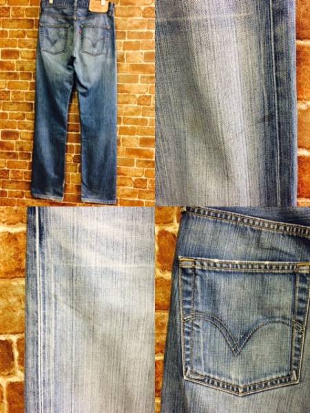 ★鬼ヒゲ！Levi's.リーバイス501.色落ち◎.USED加工ユーズドデニムW29古着アメカジ.雰囲気◎.ルード系ワークロックバイカースタイル.505/A2_画像3