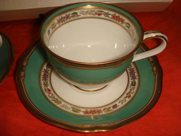 ノリタケ☆Noritake☆HANA RINSU☆カップ＆ソーサー☆ペア☆Y6578C/1523001