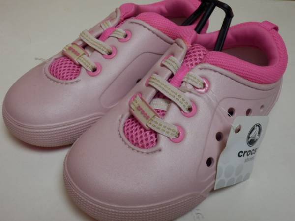  Crocs спортивные туфли KIDS для обувь Rally cottoncandy/neonpink C12/13(18.5cm)