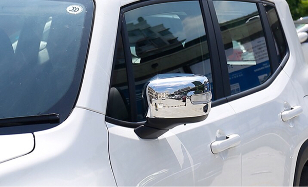  Jeep renegade door side mirror chrome cover including carriage 