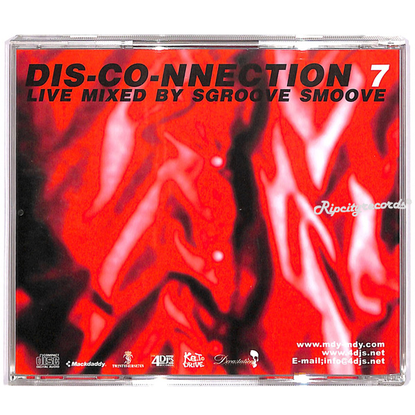 【CD/MIXCD】DIS-CO-NNECTION 7 LIVE MIXED BY SGROOVE SMOOVE_画像2