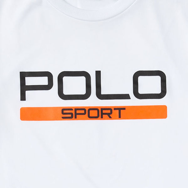 新品 POLO SPORT BOYS S/S T-SHIRT RALPH LAUREN ポロ スポーツ ボーイズ 半袖Ｔシャツ ホワイト ラルフローレン ポニー RL XL 正規品_画像2