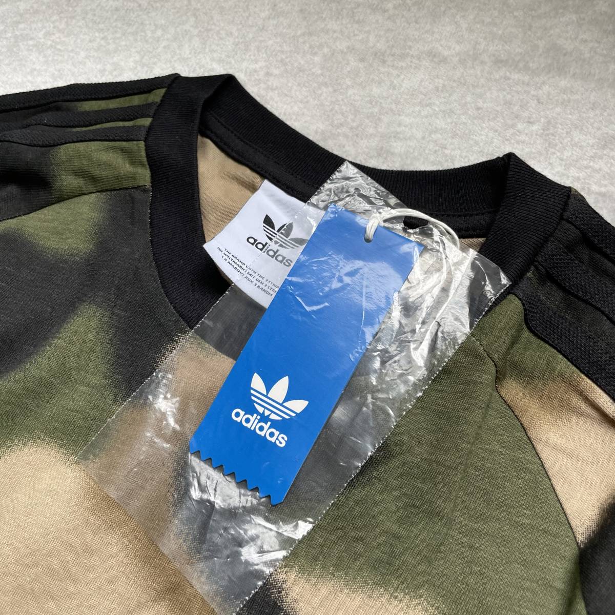 【格安送料】新品未使用 adidas Originals XLサイズ（O） アディダス オリジナルス セットアップ カモ 迷彩 Tシャツ ハーフパンツ 正規品_画像2