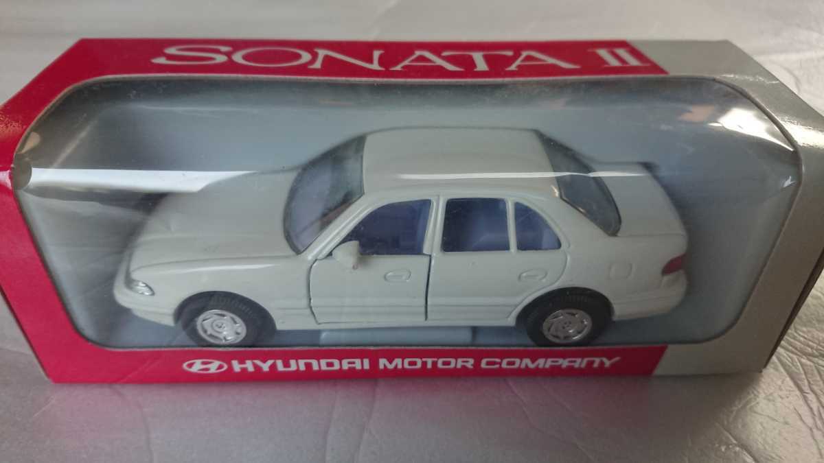 送料込み 1/35 ヒュンダイ ソナタ Ⅱ SONATA HYUNDAI MOTOR COMPANY ヒョンデ 現代自動車 ミニカー カラーサンプル? 韓国製 SSECA TOY