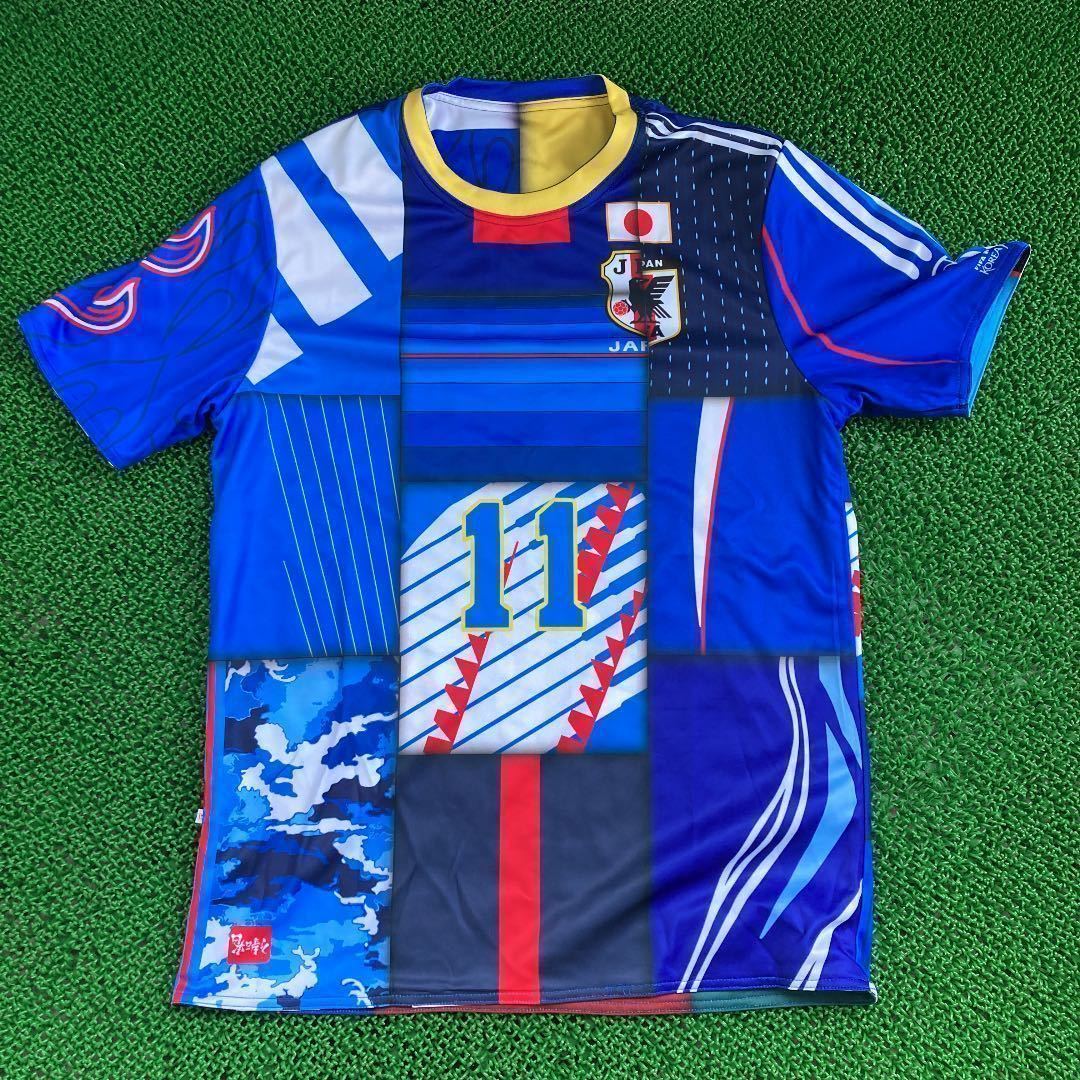 Lサイズ 非売品 三浦知良 キングカズ 日本代表×歴代クラブチーム Lサイズ 非売品 三浦知良 キングカズ 日本代表×歴代クラブチーム