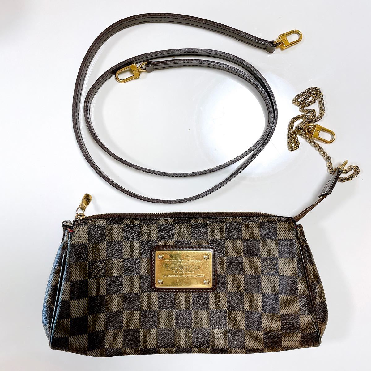 Louis Vuitton ヴィトン ダミエ エヴァ バッグ-