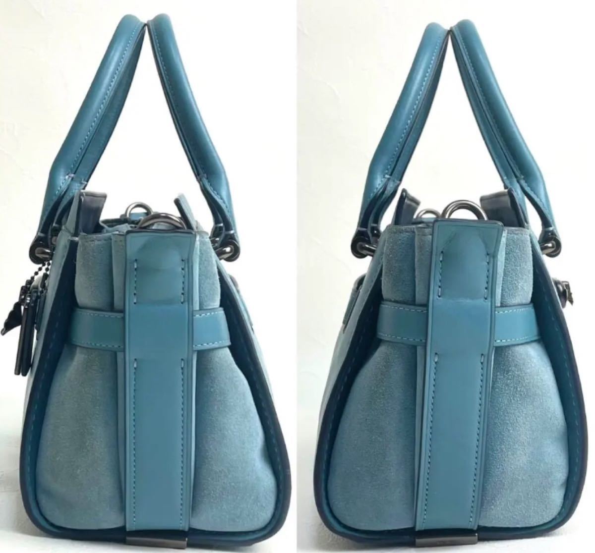 希少品 COACH コーチ 2way ショルダーバッグ ハンドバッグ 肩掛け