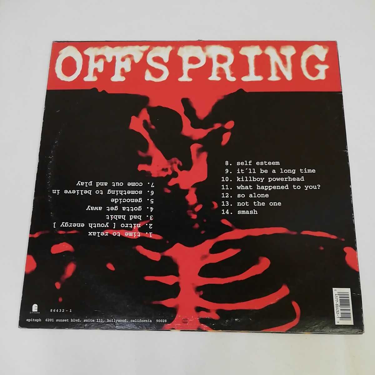 1_▼ LP OFFSPRING SMASH 86432-1 帯なし ライナー有り ジャケット破れ有り ロック パンクの画像2