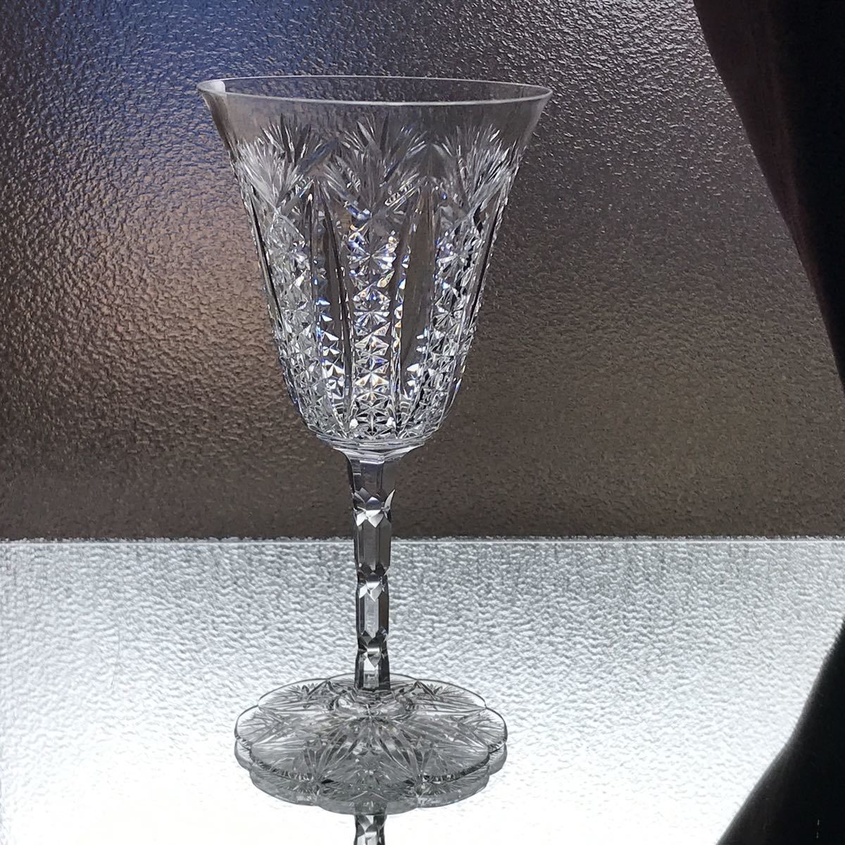 バカラ珠玉の名作美オールドバカラBACCARATコンデCondeワイングラス希少 クリスタルガラス CRYSTAL フランスFrance