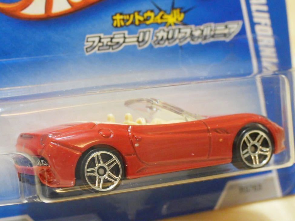 【日本語ショートカード / 新品：未開封】HOT WHEELS ホットウィール フェラーリ カリフォルニア [レッド]_画像8