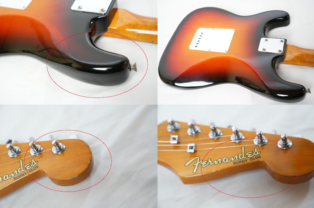 ☆FERNANDES☆FST-85 3TS BURNY OLDS 70年代スパロゴ ストラト