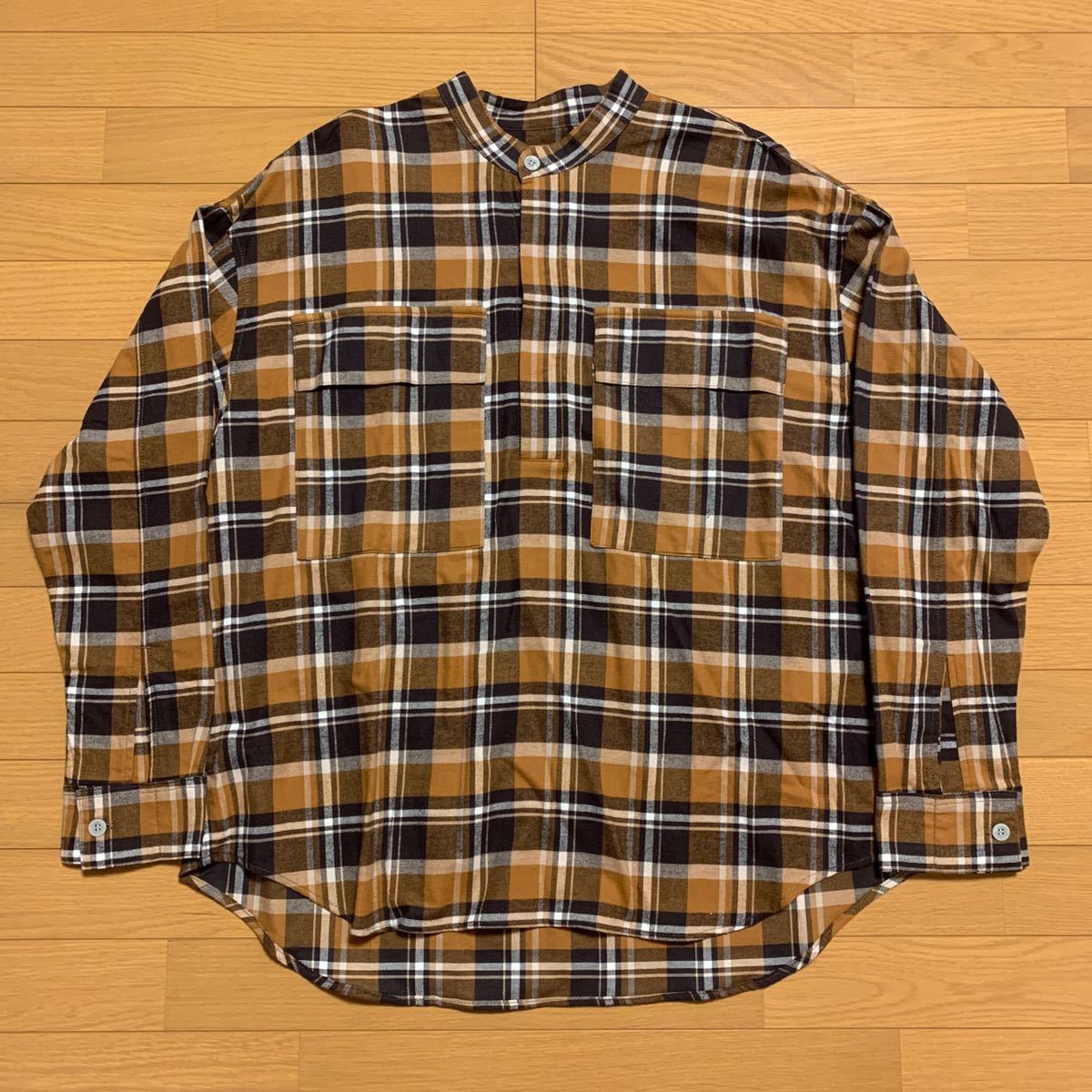 Fear Of God 6th Plaid Pullover Henley Flannel Shirt フィアオブ