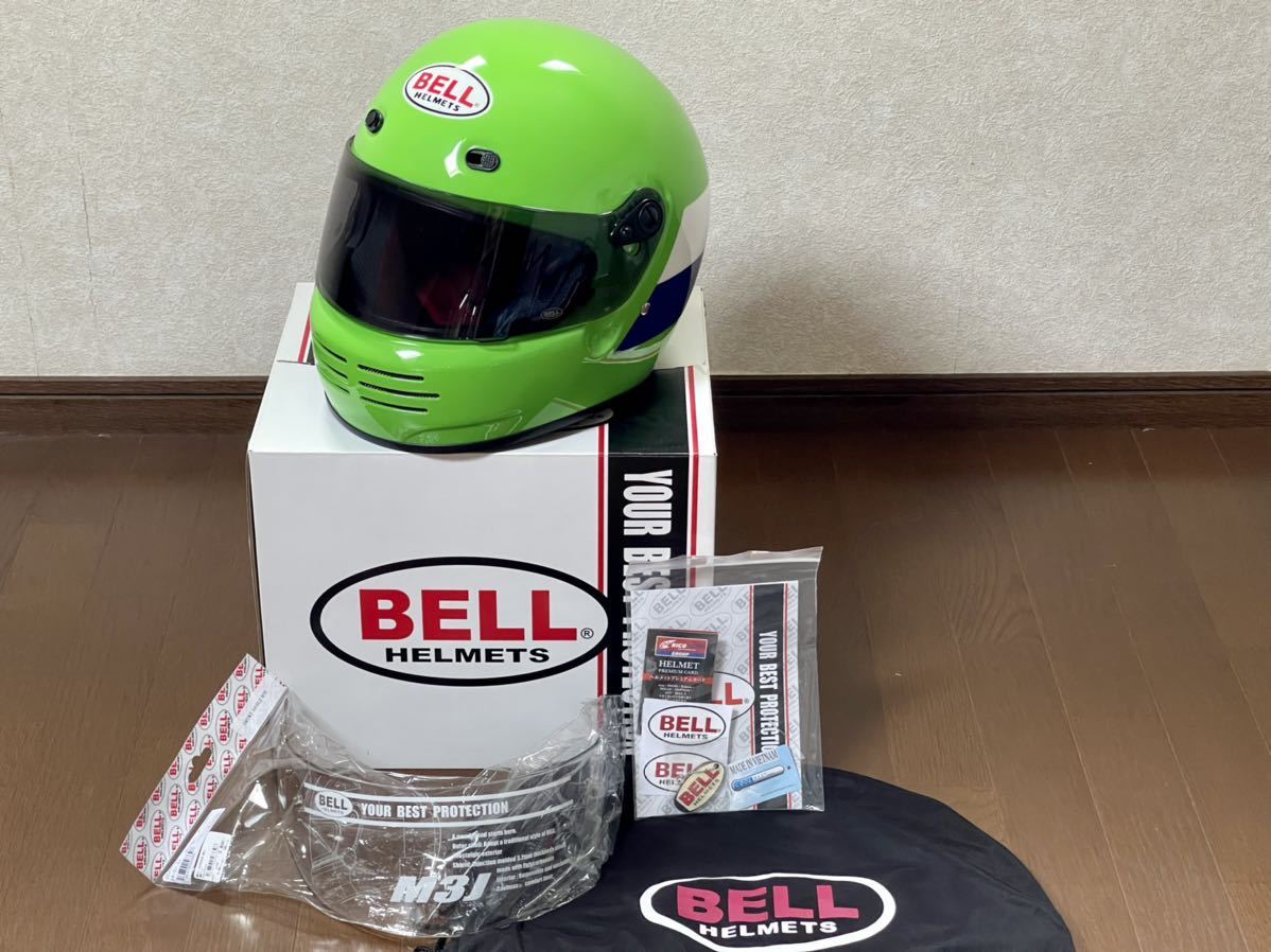 BELL M3J 限定廃盤エディ・ローソンカラー レジェンドグリーン BELL M3J 限定廃盤エディ・ローソンカラー レジェンドグリーン