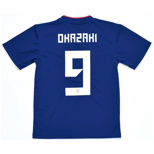 新品未使用　ＪＦＡサッカー日本代表 プレーヤーズTシャツ（#9 岡崎慎司/XSサイズ) O-044-XS