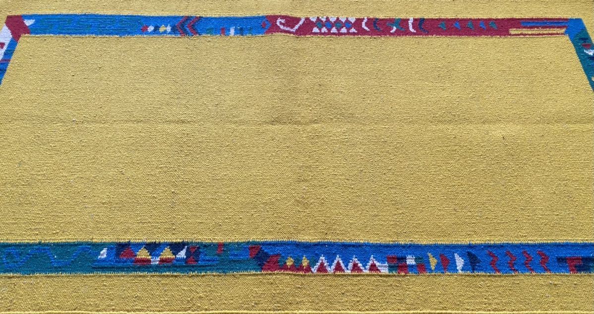インドキリム ウール 手織り 160×84cm