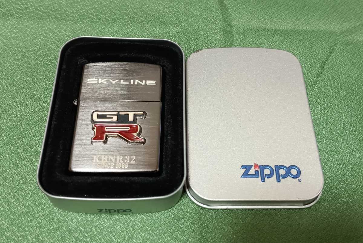 未使用 Zippo/ジッポー GT-R スカイライン KBNR32 ライター 1997年製