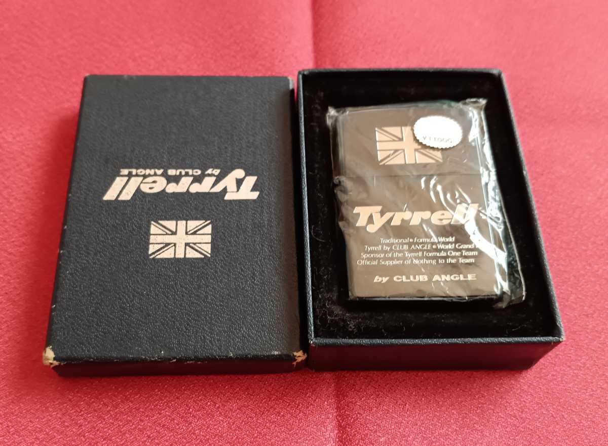 Zippo/ジッポー　Tyrrell by CLUB ANGLE 片山右京 サイン入り　1995年製造 ティレル タイレル No.268_画像1