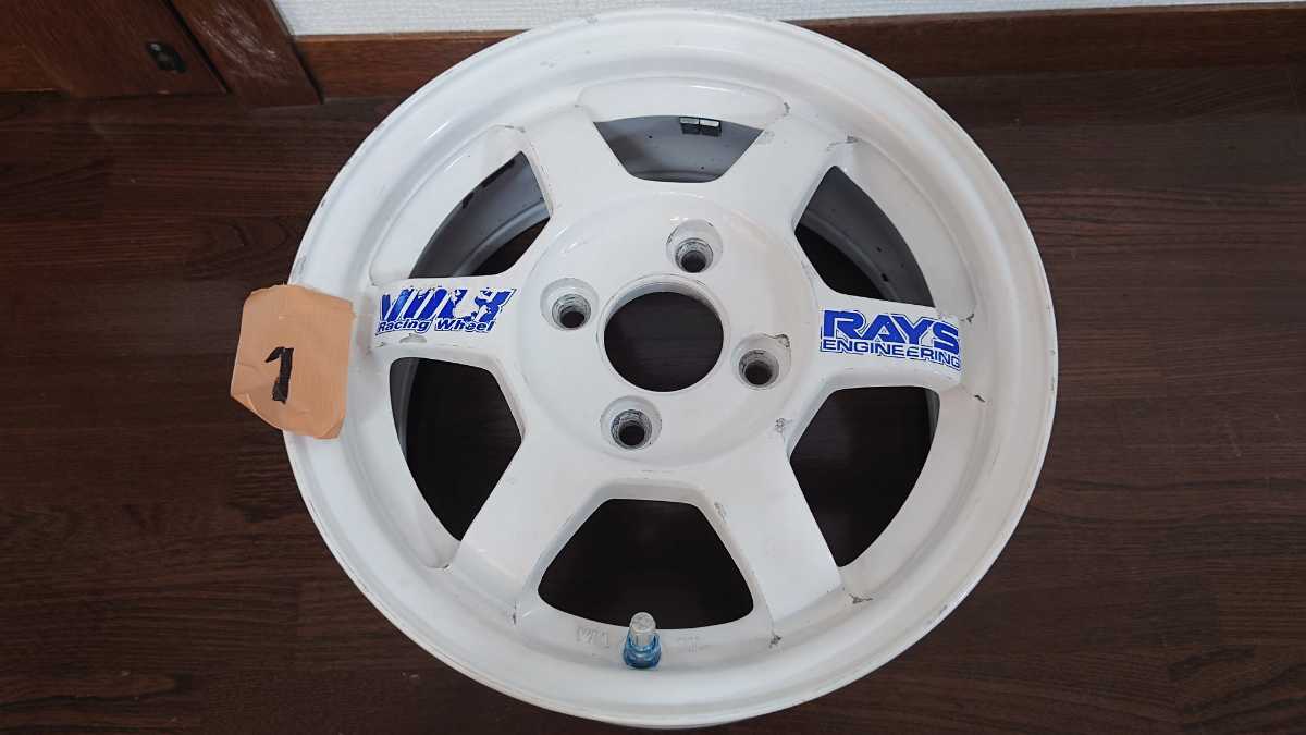 ① TE37 13インチ 5.5J PCD100 オフセット+35 4穴 RAYS VOLKRACING mc