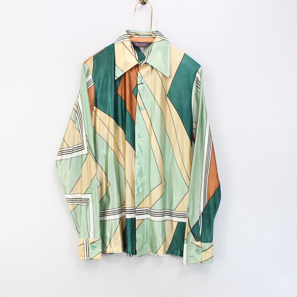 70's USA VINTAGE MODE DESIGN SHIRT/70年代アメリカ古着モード