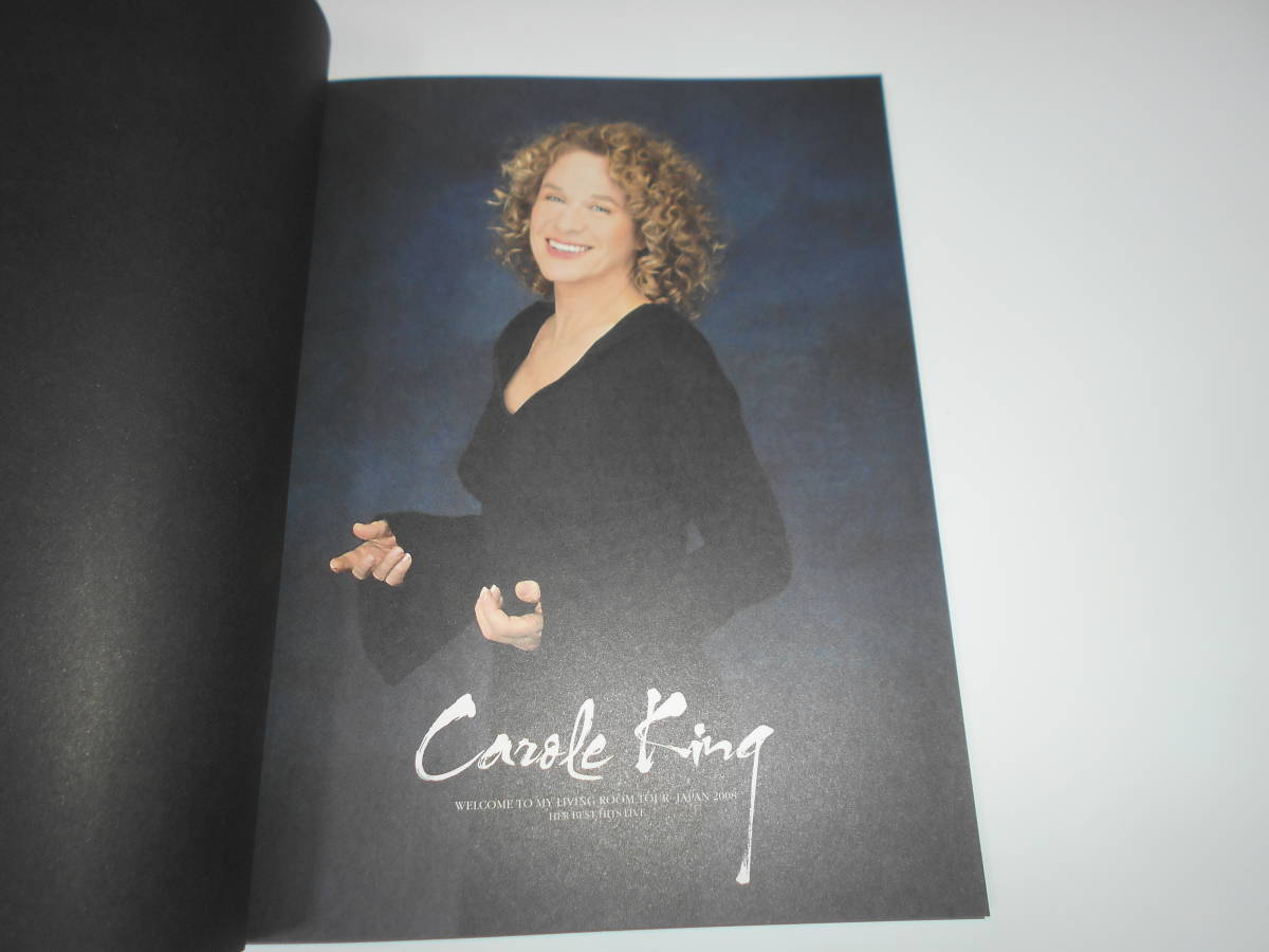 パンフレット キャロル・キング　リビングルーム・ツアー・ジャパン2008　パンフレット Carole King WELCOME TO MY LIVING ROOM TOUR JAPAN_画像2