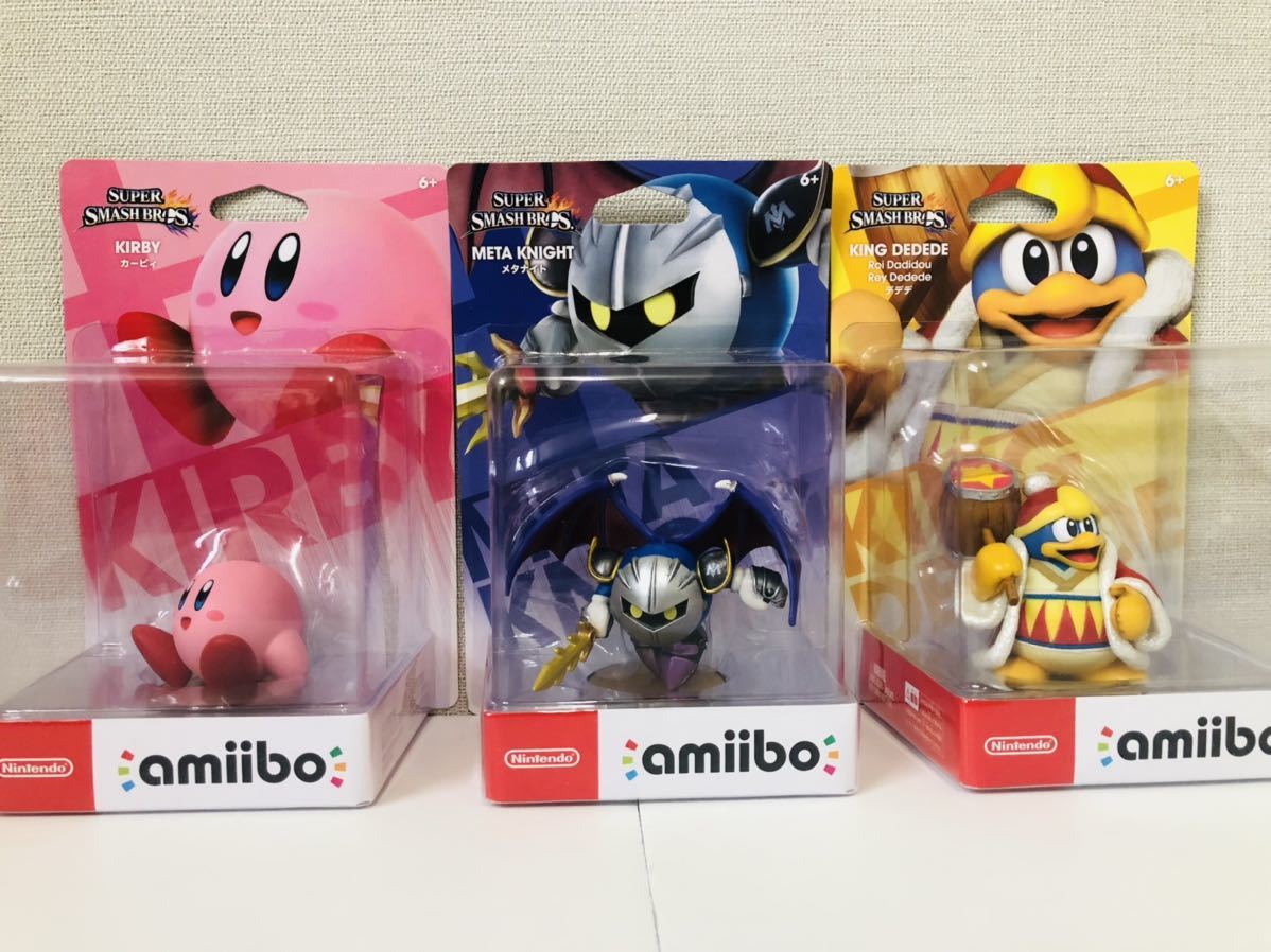 未開封☆Nintendo アミーボ amiibo 7種セット 星のカービィ ワドルディ